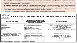 ESTUDO BÍBLICO (EB - 3) GÊNESIS 2.2-4 | O SHABAT