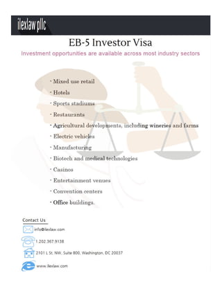Eb 5 investor visa