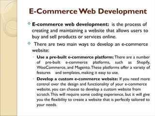 Comprehensive Guide to E-Business and E-Commerce Fundamentals | PPTX