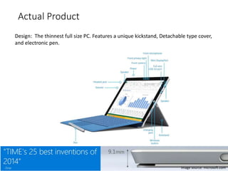 Microsoft Surface Pro 3 Marketing Plan | PPTX