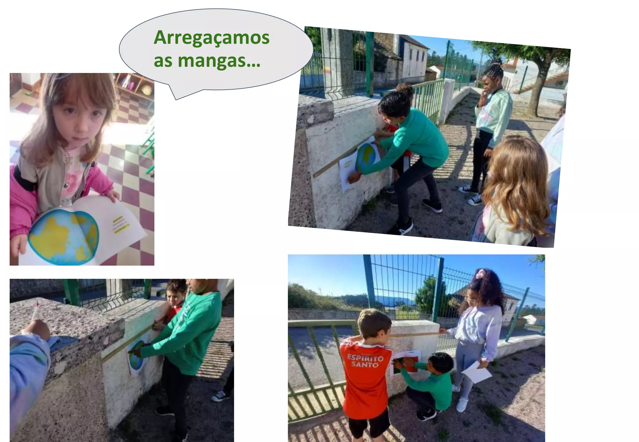 Arregaçamos
as mangas…