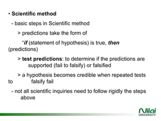 Predictions Steps EB3107 1.0_The study of Life.ppt