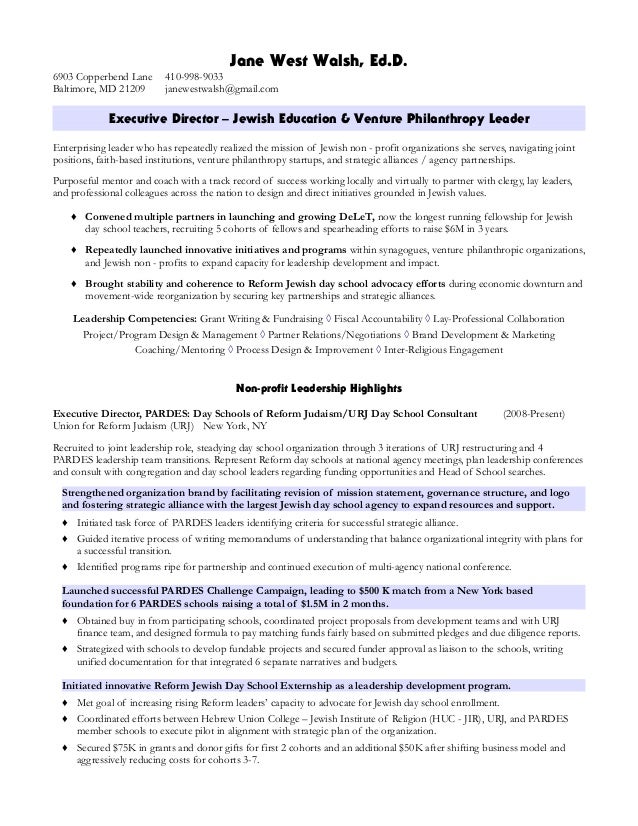 jane west walsh executive resume 2 6 15