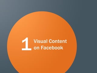4
Visual Content
on Facebook1
 