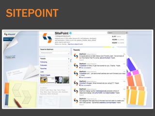 65
SITEPOINT
 