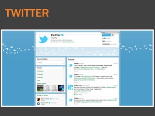 73
TWITTER
 