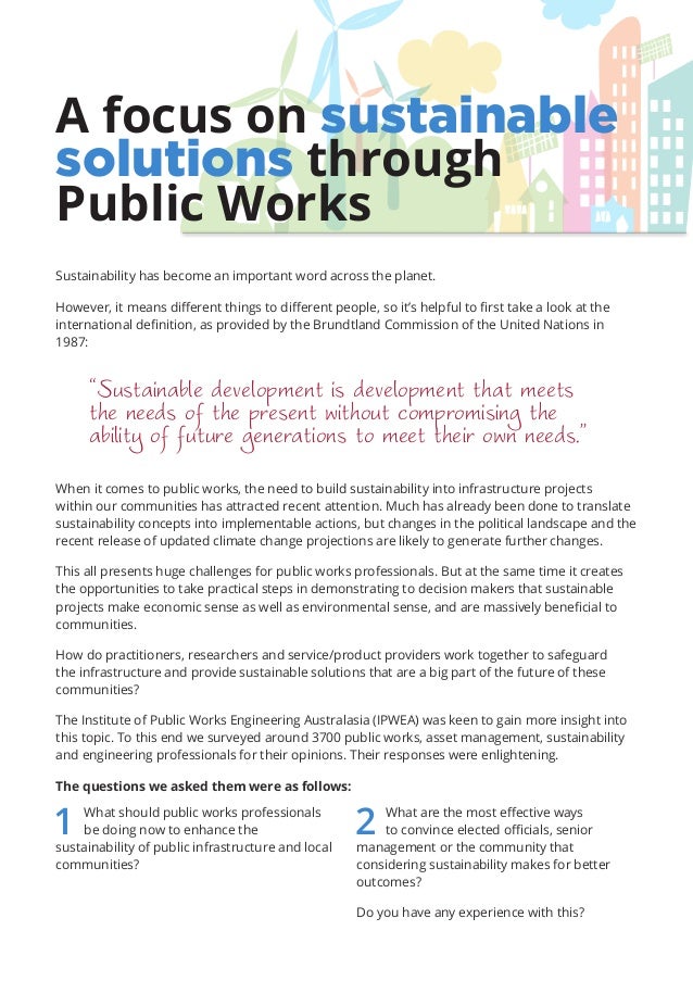 sustainability insight report2 define public works project