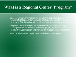 Freedom to live, work and retire anywhere in the United States  