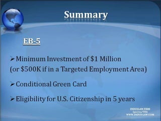 The EB-5 Visa Program