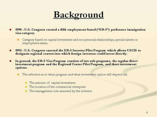 The EB-5 Visa Program