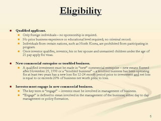 The EB-5 Visa Program