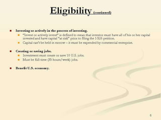 The EB-5 Visa Program