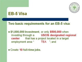 The EB-5 Visa Program