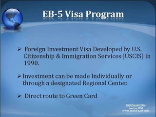The EB-5 Visa Program