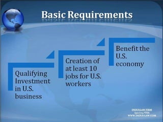 The EB-5 Visa Program