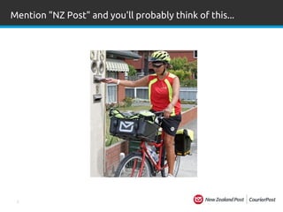 2
Mention "NZ Post" and you'll probably think of this...
 
