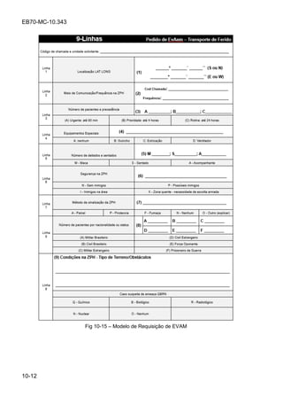 EB70-MC-10.343
10-12
Fig 10-15 Modelo de Requisição de EVAM
 