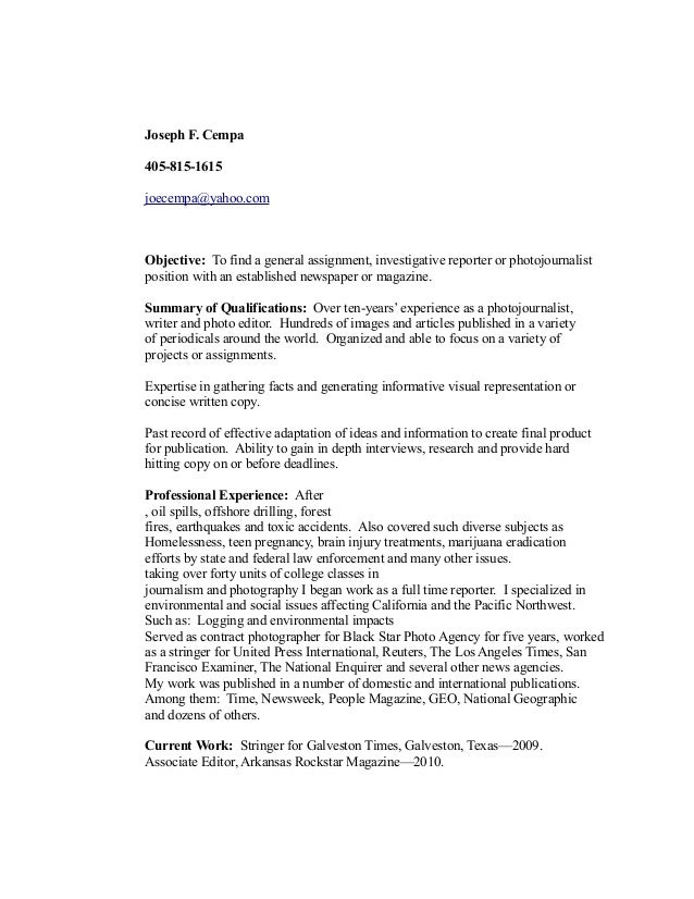 JOURNALISM RESUME' Beauteous Journalism Resume JOURNALISM RESUME' Beauteous Journalism Resume