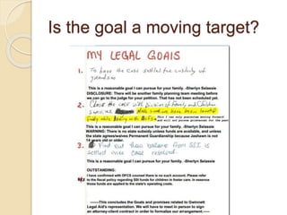 Is the goal a moving target?
 
