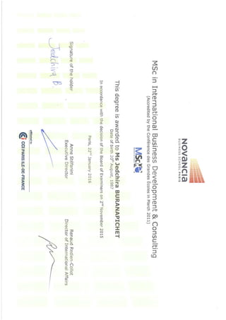 Grad certificate_France
