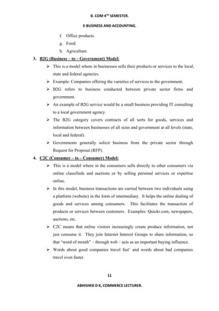 E - BUSINESS AND ACCOUNTING. | PDF