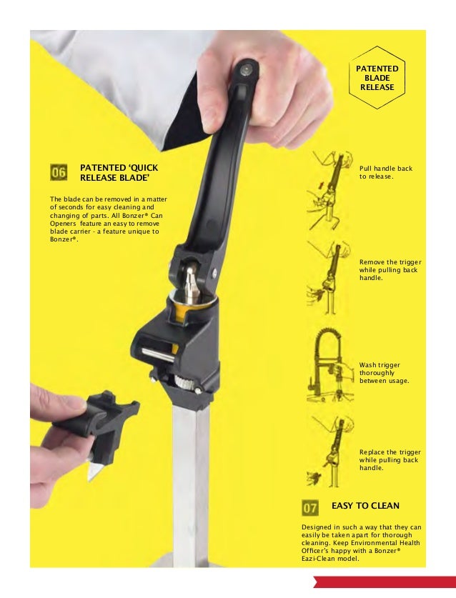 Bonzer Universal Can Opener Blades Carbon Steel