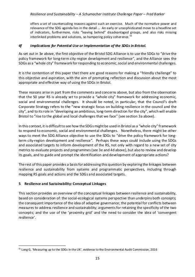 nov 2016 resilience and sustainability