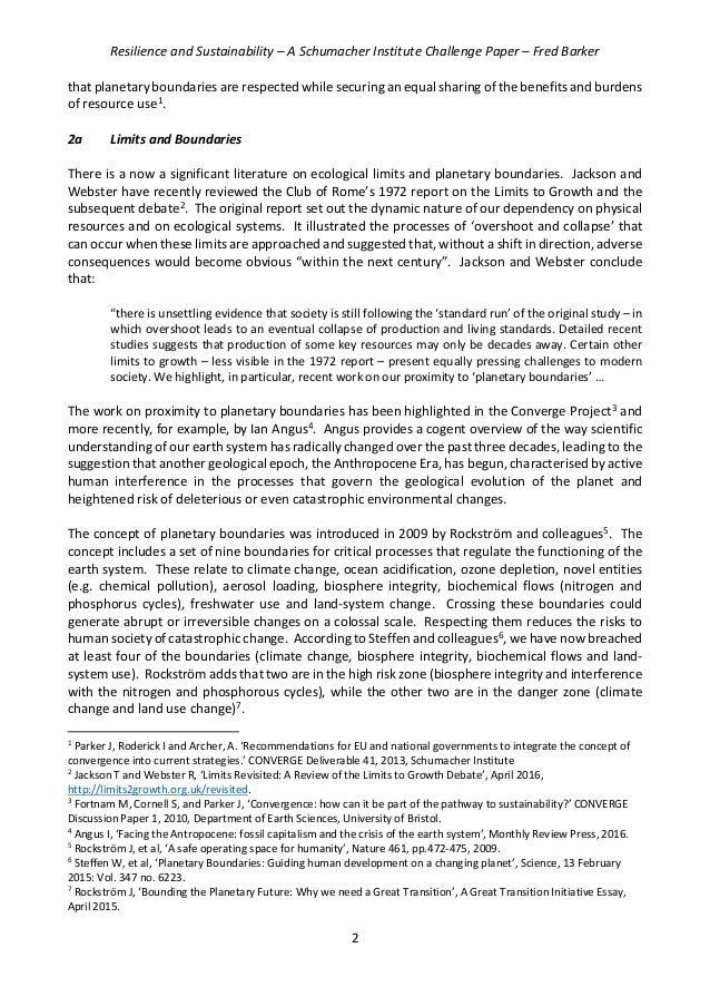 nov 2016 resilience and sustainability