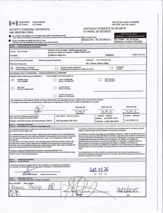 Security Clearence and reliability status | PDF