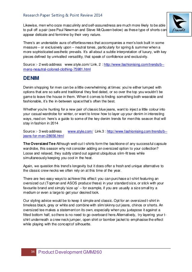 Product design research examples picture