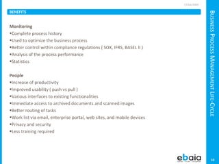 It's all about efficiency and cost savings