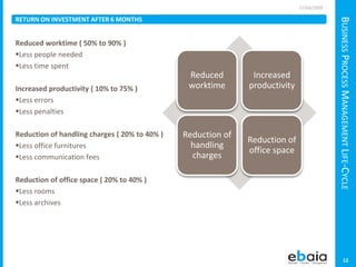 It's all about efficiency and cost savings
