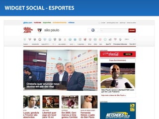 WIDGET SOCIAL - ESPORTES
 