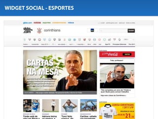 WIDGET SOCIAL - ESPORTES
 