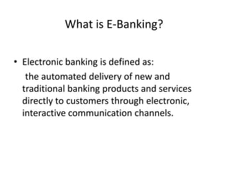 Ebanking | PPTX