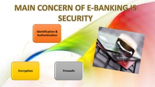 Identification &
Authentication
FirewallsEncryption
 