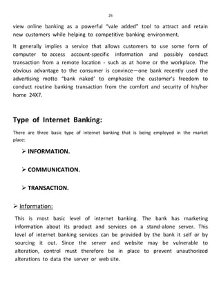case study on e banking in india