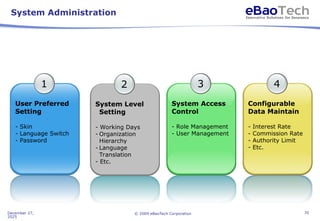 eBaoTech LifeSystem-Insurance System Overview.ppt