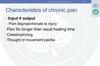 Pain Input/output Assessment and management of complex pain conditions | PPTX