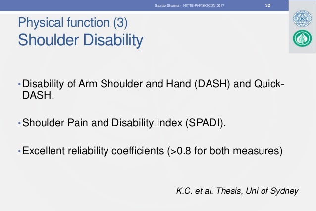Shoulder Pain And Disability Index Deutsch
