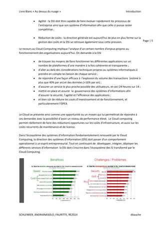 SaaS (« Software as a Service ») : Dans ce scénario,  l’utilisateur accède aux  applications du fournisseur de services via le réseau. Ces applications sont accessibles via différentes interfaces (le PC, le PDA, le smartphone …)