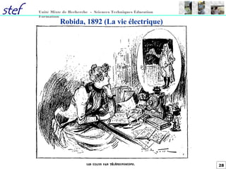 28
Unité Mixte de Recherche - Sciences Techniques Éducation
Formation
Robida, 1892 (La vie électrique)
 