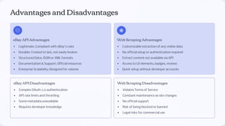 eBay API vs Web Scraping: Best Way to Get Data | PDF