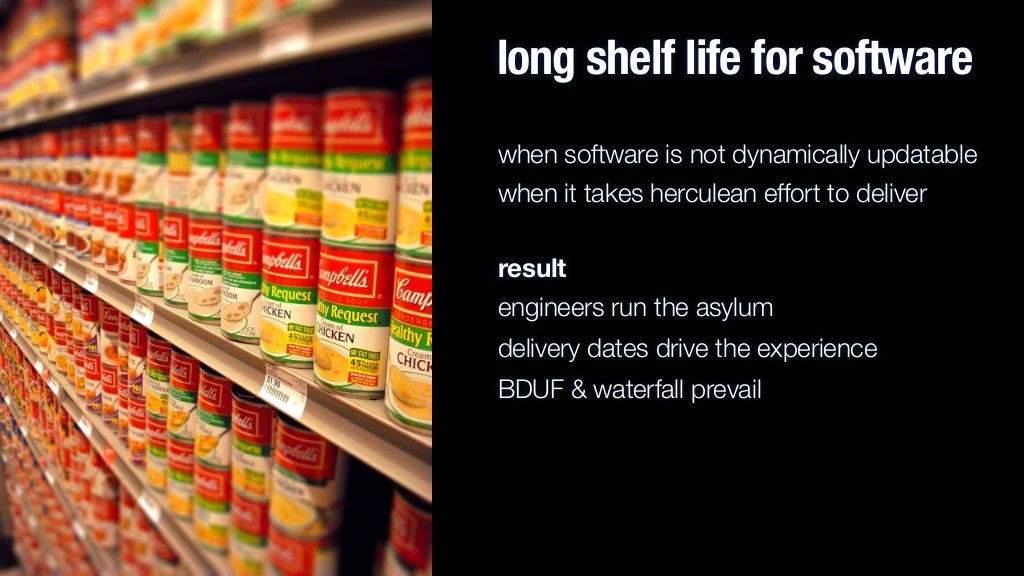 long shelf life for softwarewhen