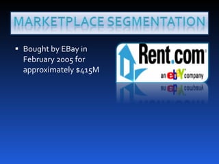 Bought by EBay in February 2005 for approximately $415M 