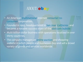 Ebay business process | PPTX