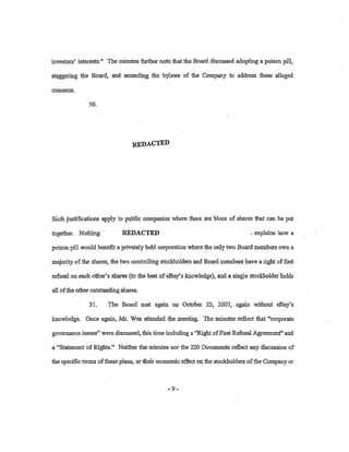 E Bay Letterwith Public Redacted Verified Complaint