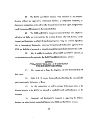 E Bay Letterwith Public Redacted Verified Complaint