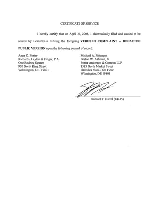 E Bay Letterwith Public Redacted Verified Complaint