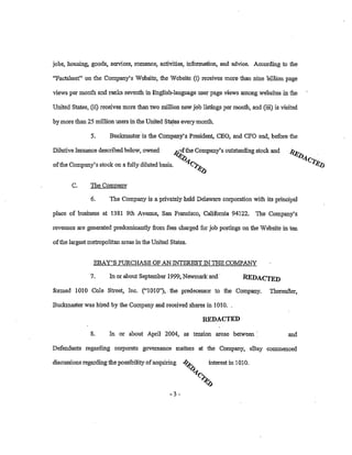 E Bay Letterwith Public Redacted Verified Complaint